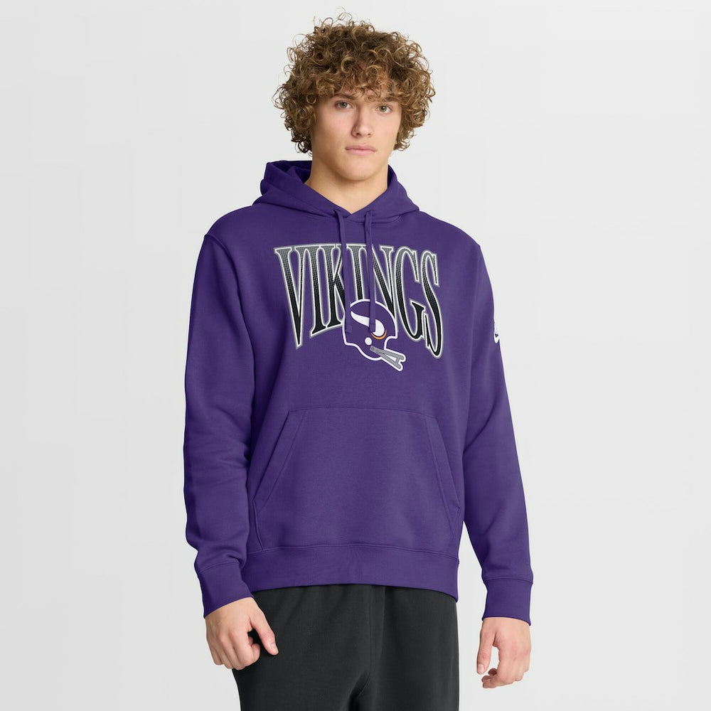 NFL Minnesota Vikings Full Blitz Club Fleece Pullover Hoodie