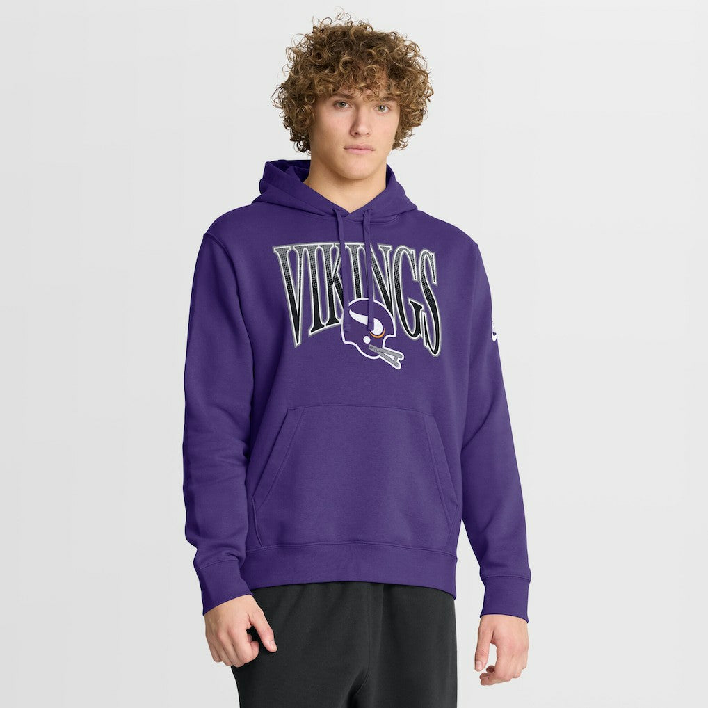 NFL Minnesota Vikings Full Blitz Club Fleece Pullover Hoodie