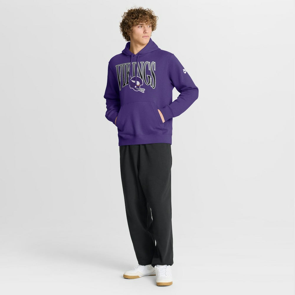 NFL Minnesota Vikings Full Blitz Club Fleece Pullover Hoodie