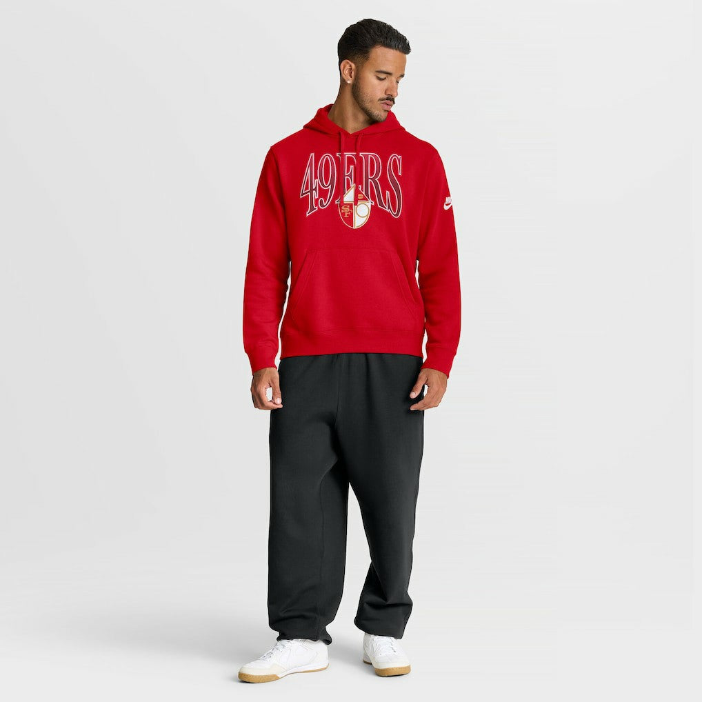 NFL San Francisco 49ers Full Blitz Club Fleece Pullover Hoodie