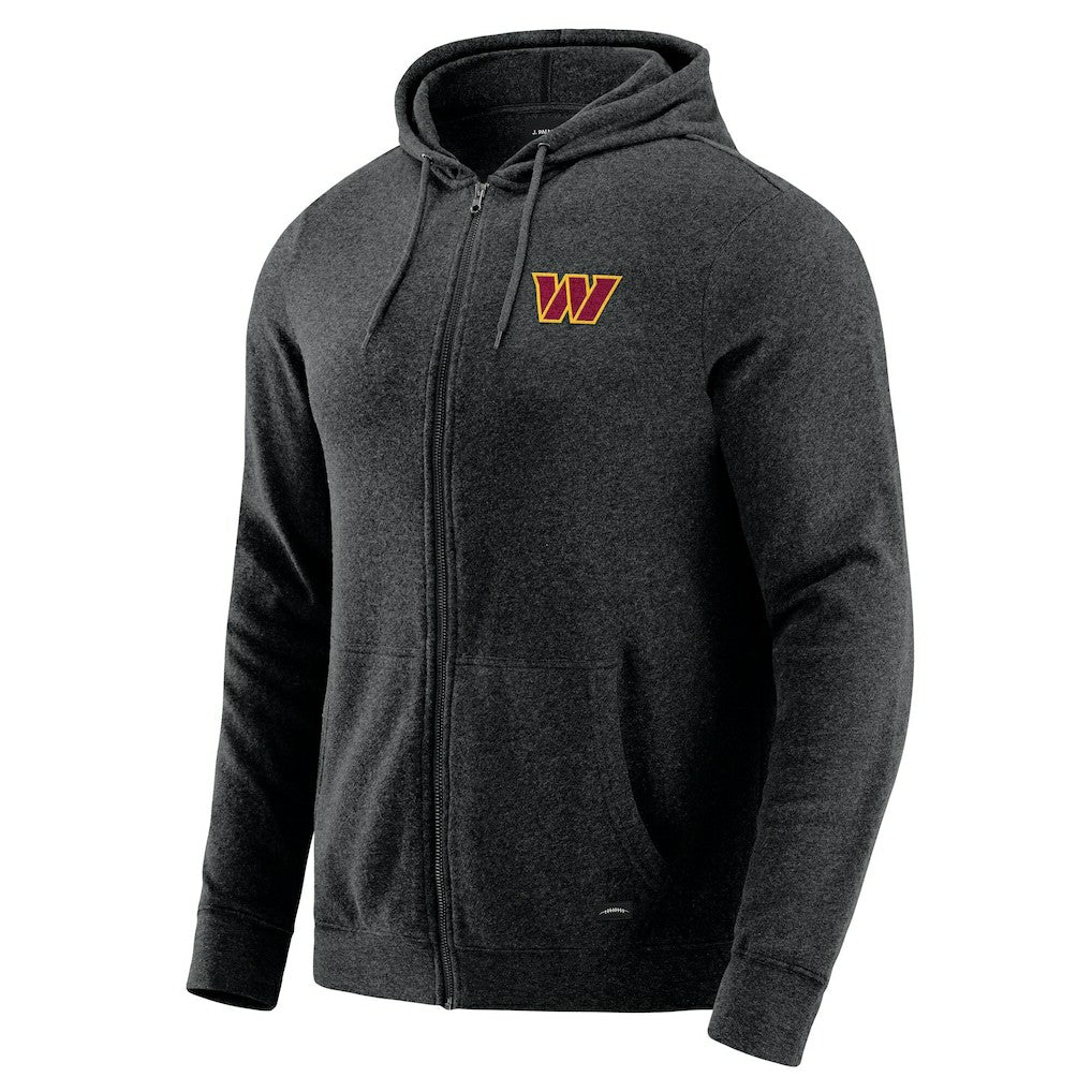NFL Washington Commanders J. Palmer Players Lounge Tri-Blend Full-Zip Hoodie