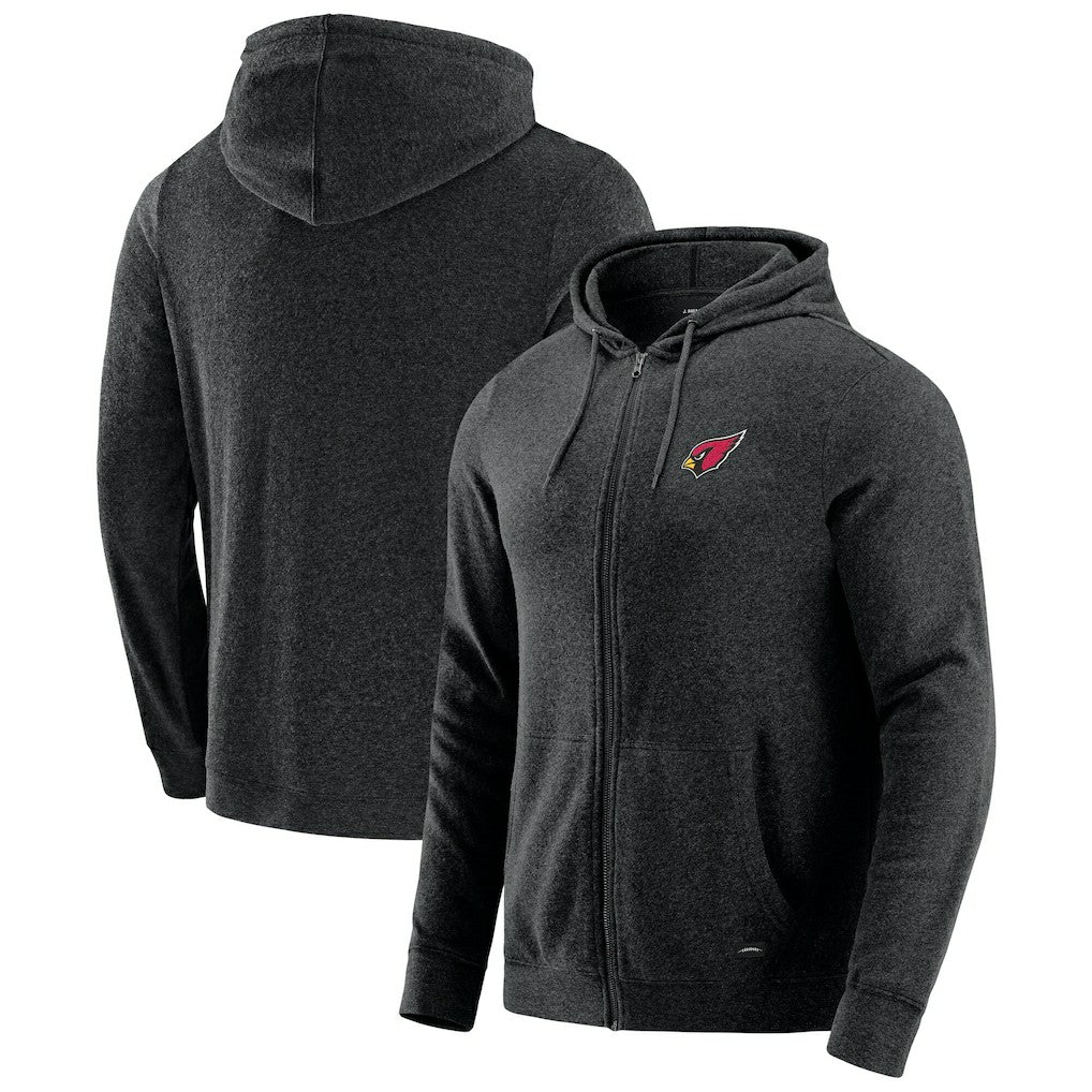 NFL Arizona Cardinals J. Palmer Players Lounge Tri-Blend Full-Zip Hoodie