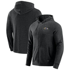 NFL Baltimore Ravens J. Palmer Players Lounge Tri-Blend Full-Zip Hoodie
