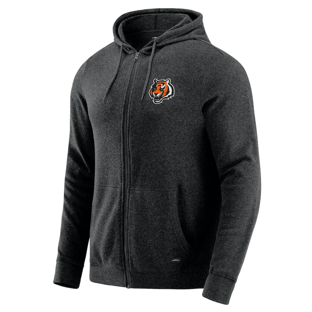 NFL Cincinnati Bengals J. Palmer Players Lounge Tri-Blend Full-Zip Hoodie