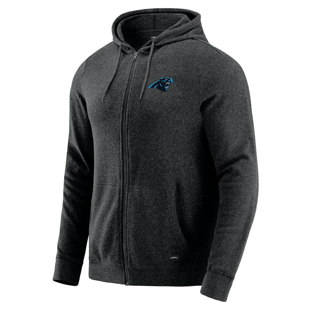 NFL Carolina Panthers J. Palmer Players Lounge Tri-Blend Full-Zip Hoodie