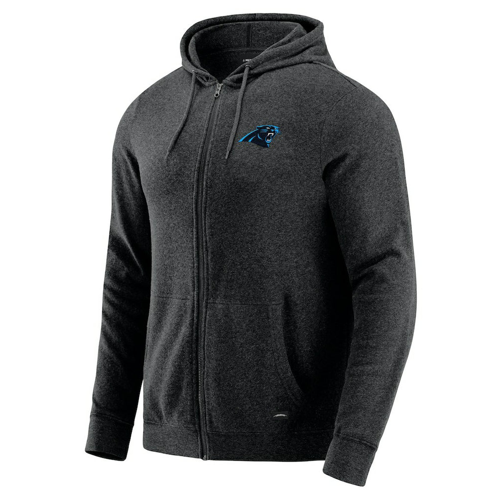 NFL Carolina Panthers J. Palmer Players Lounge Tri-Blend Full-Zip Hoodie