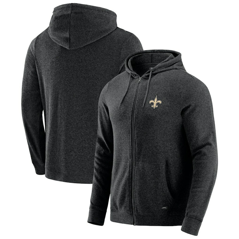 NFL New Orleans Saints J. Palmer Players Lounge Tri-Blend Full-Zip Hoodie