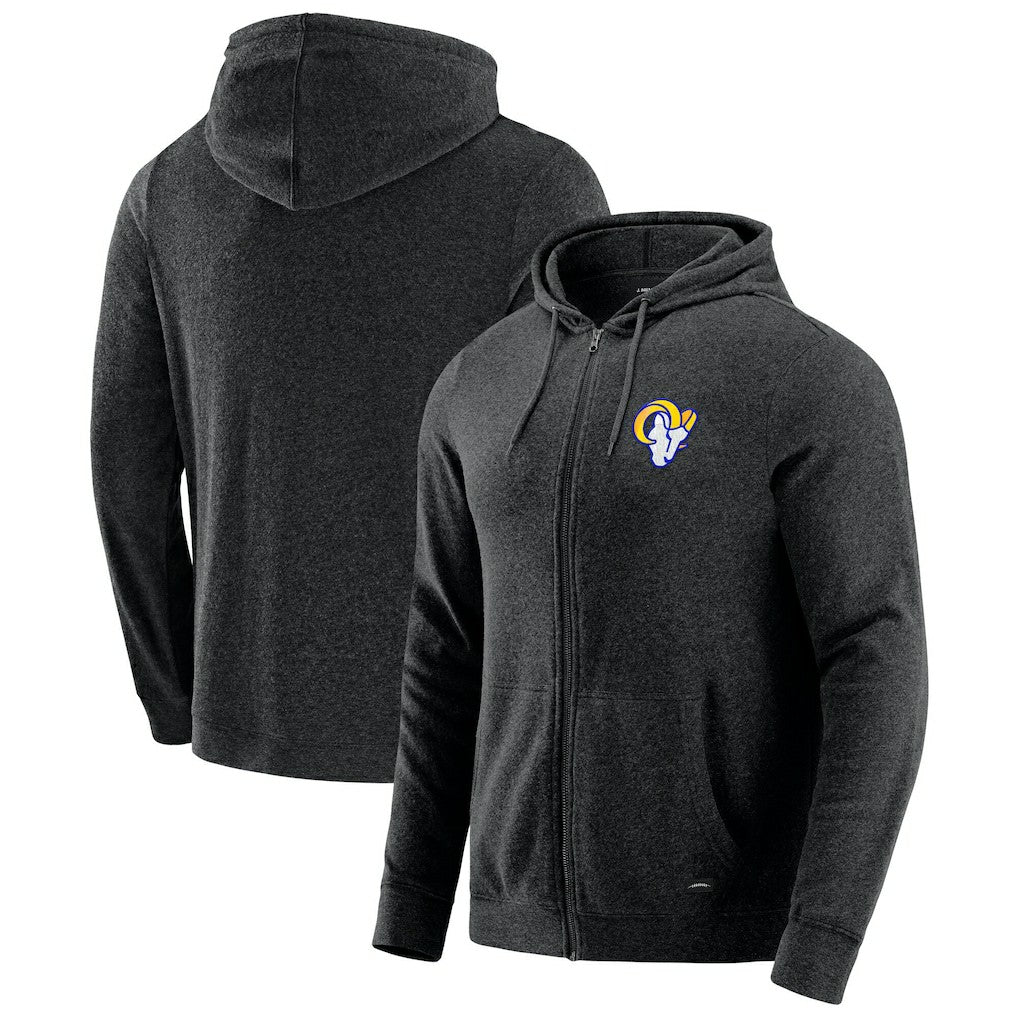 NFL Los Angeles Rams J. Palmer Players Lounge Tri-Blend Full-Zip Hoodie