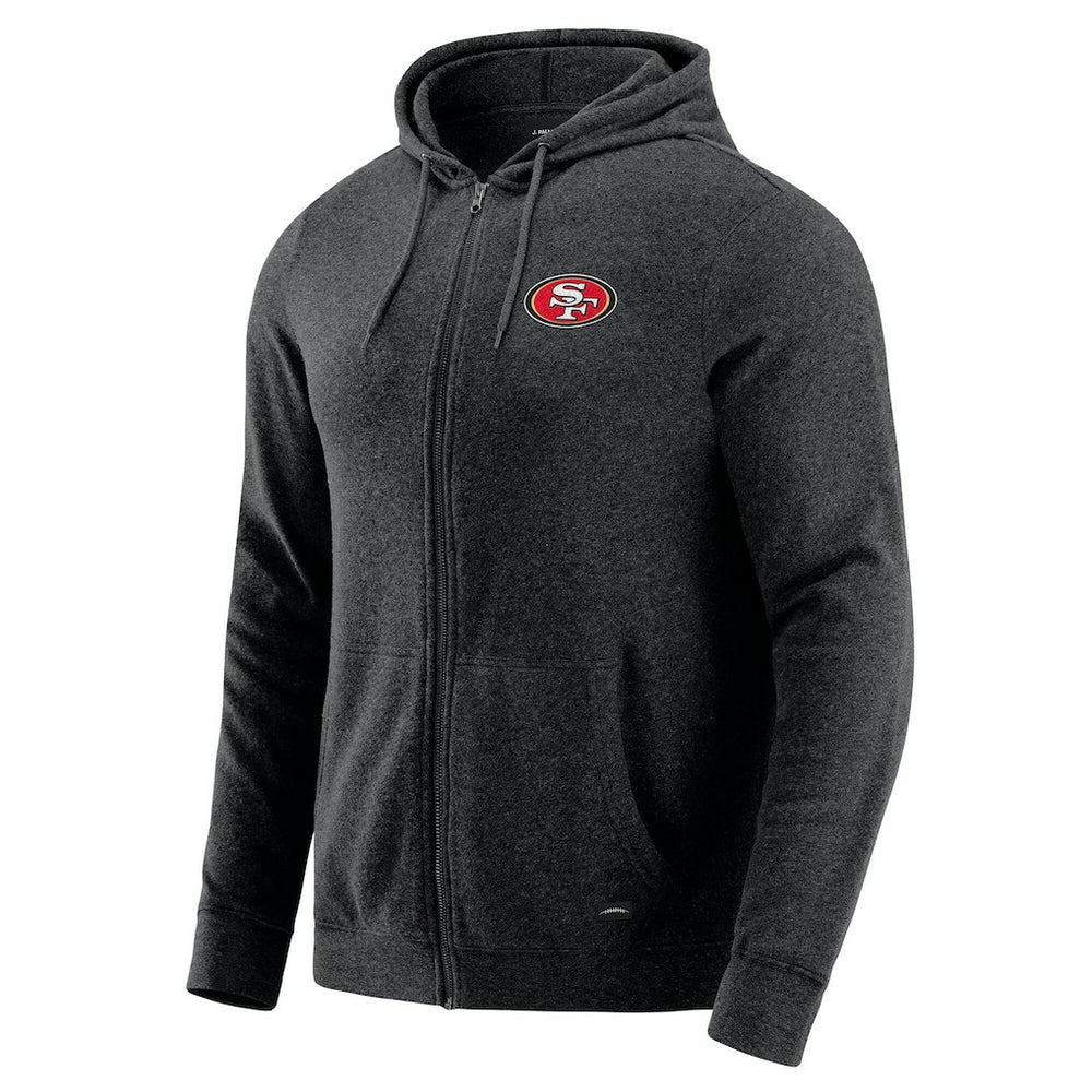 NFL San Francisco 49ers J. Palmer Players Lounge Tri-Blend Full-Zip Hoodie