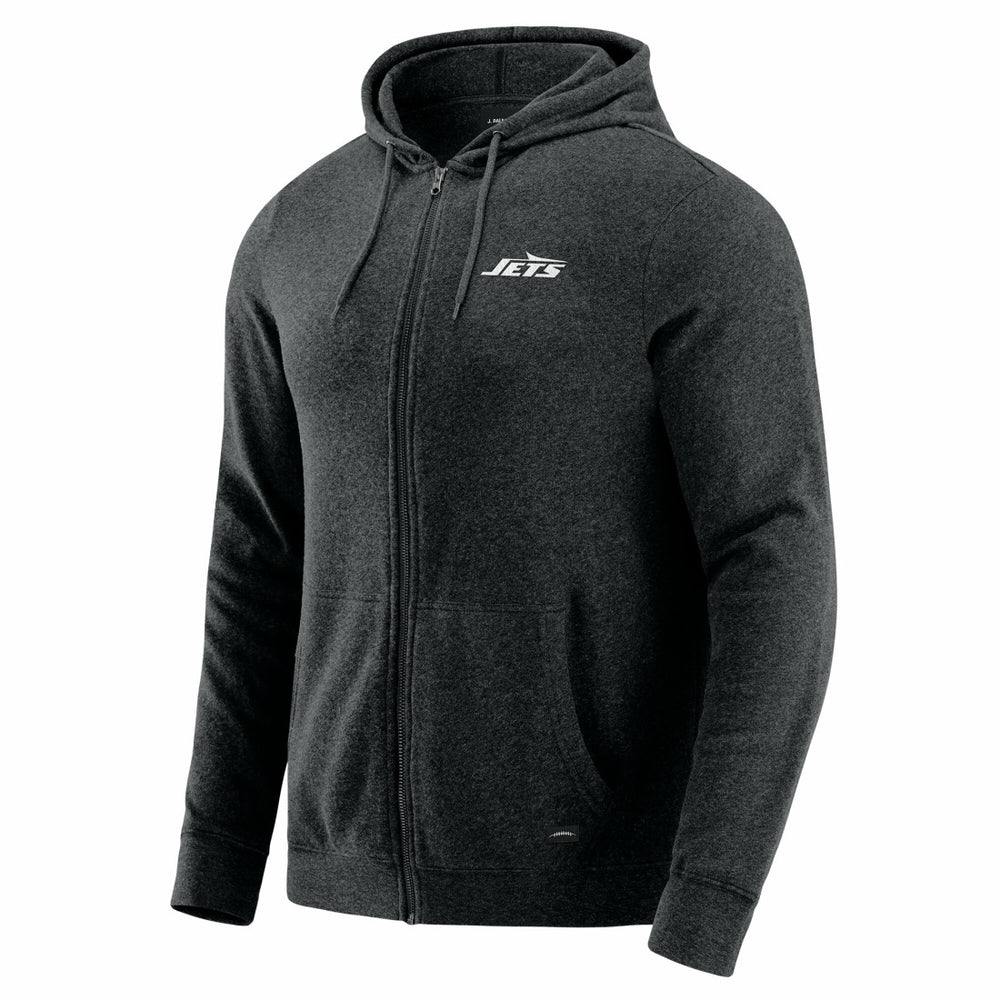 NFL New York Jets J. Palmer Players Lounge Tri-Blend Full-Zip Hoodie