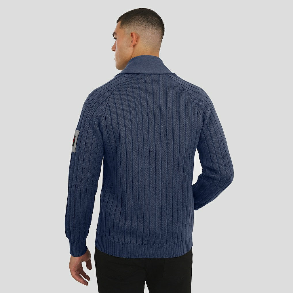 NFL New England Patriots J. Palmer The Playmaker Cardigan Raglan Sweater