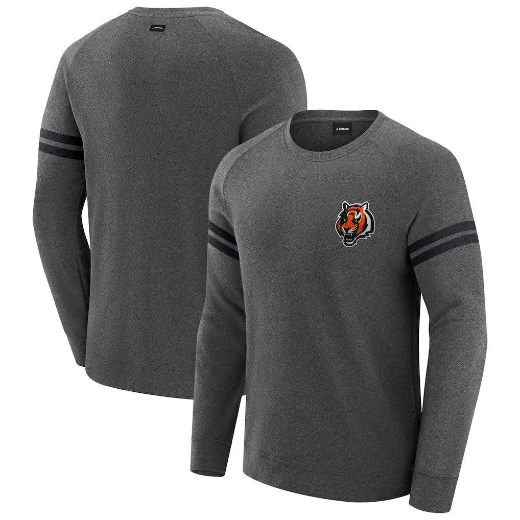 NFL Cincinnati Bengals J. Palmer Players Lounge Raglan Tri-Blend Sweatshirt