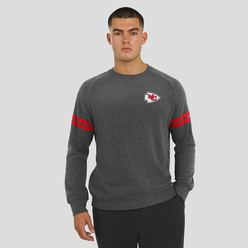 NFL Kansas City Chiefs J. Palmer Players Lounge Raglan Tri-Blend Sweatshirt