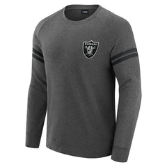 NFL Las Vegas Raiders J. Palmer Players Lounge Raglan Tri-Blend Sweatshirt