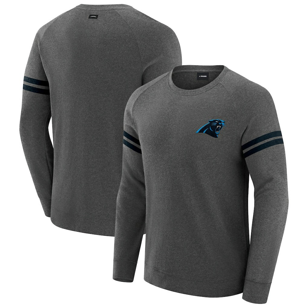 NFL Carolina Panthers J. Palmer Players Lounge Raglan Tri-Blend Sweatshirt