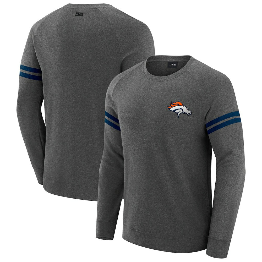 NFL Denver Broncos J. Palmer Players Lounge Raglan Tri-Blend Sweatshirt
