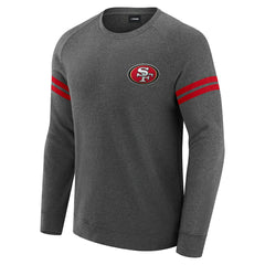 NFL San Francisco 49ers J. Palmer Players Lounge Raglan Tri-Blend Sweatshirt