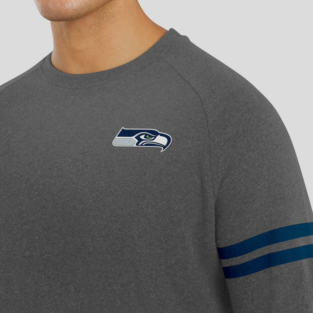 NFL Seattle Seahawks J. Palmer Players Lounge Raglan Tri-Blend Sweatshirt