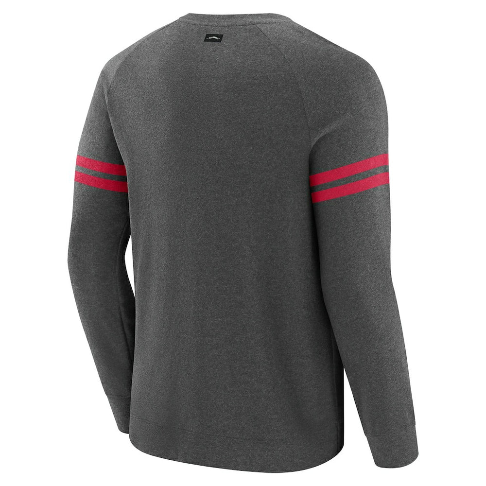 NFL Arizona Cardinals J. Palmer Players Lounge Raglan Tri-Blend Sweatshirt