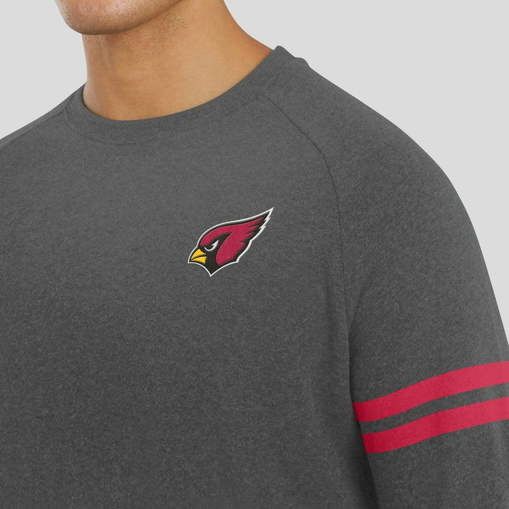 NFL Arizona Cardinals J. Palmer Players Lounge Raglan Tri-Blend Sweatshirt