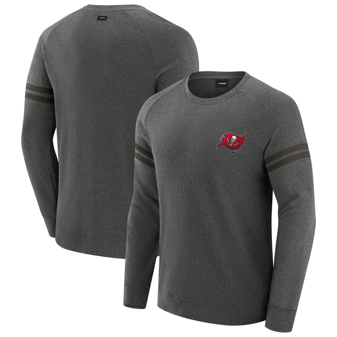 NFL Tampa Bay Buccaneers J. Palmer Players Lounge Raglan Tri-Blend Sweatshirt