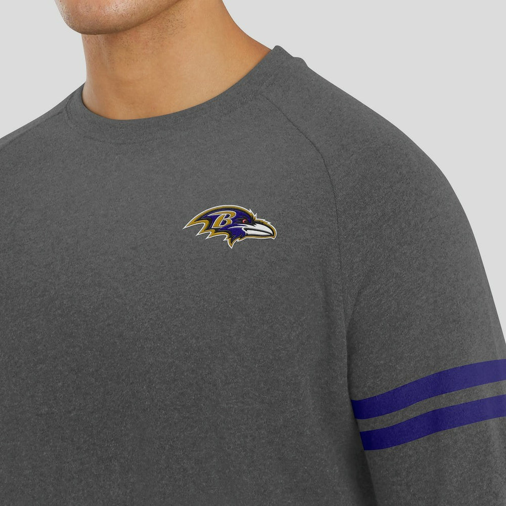 NFL Baltimore Ravens J. Palmer Players Lounge Raglan Tri-Blend Sweatshirt