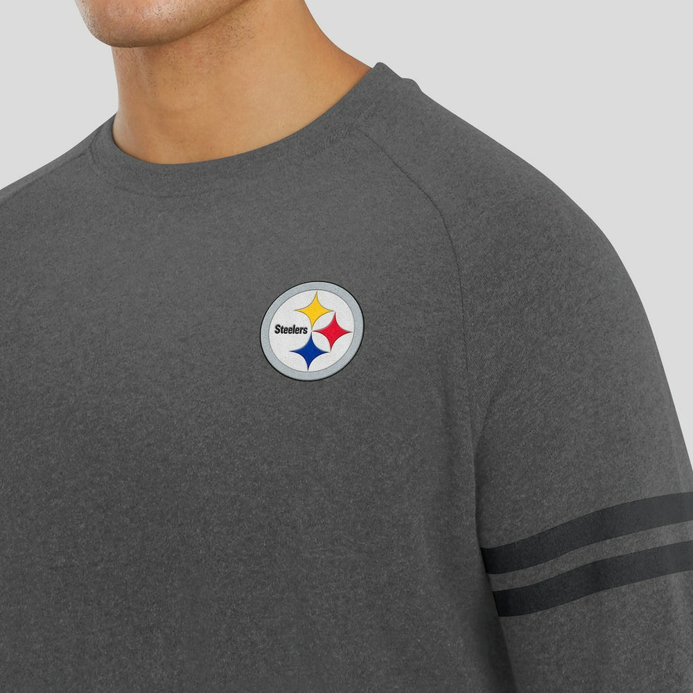 NFL Pittsburgh Steelers J. Palmer Players Lounge Raglan Tri-Blend Sweatshirt