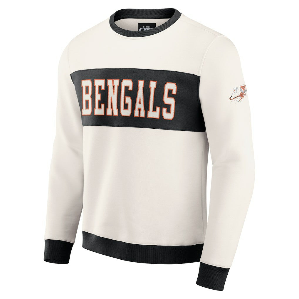 NFL Cincinnati Bengals Darius Rucker Collection Colorblock Pullover Sweatshirt