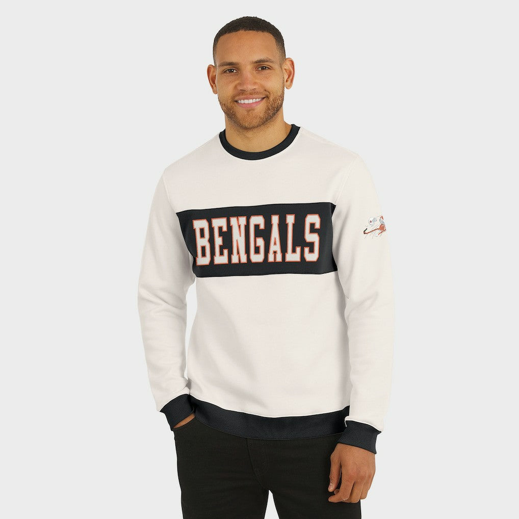 NFL Cincinnati Bengals Darius Rucker Collection Colorblock Pullover Sweatshirt