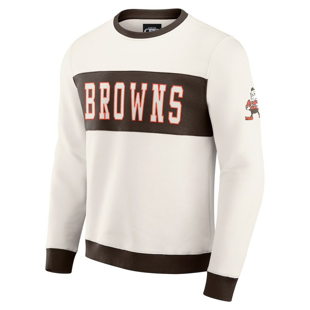NFL Cleveland Browns Darius Rucker Collection Colorblock Pullover Sweatshirt