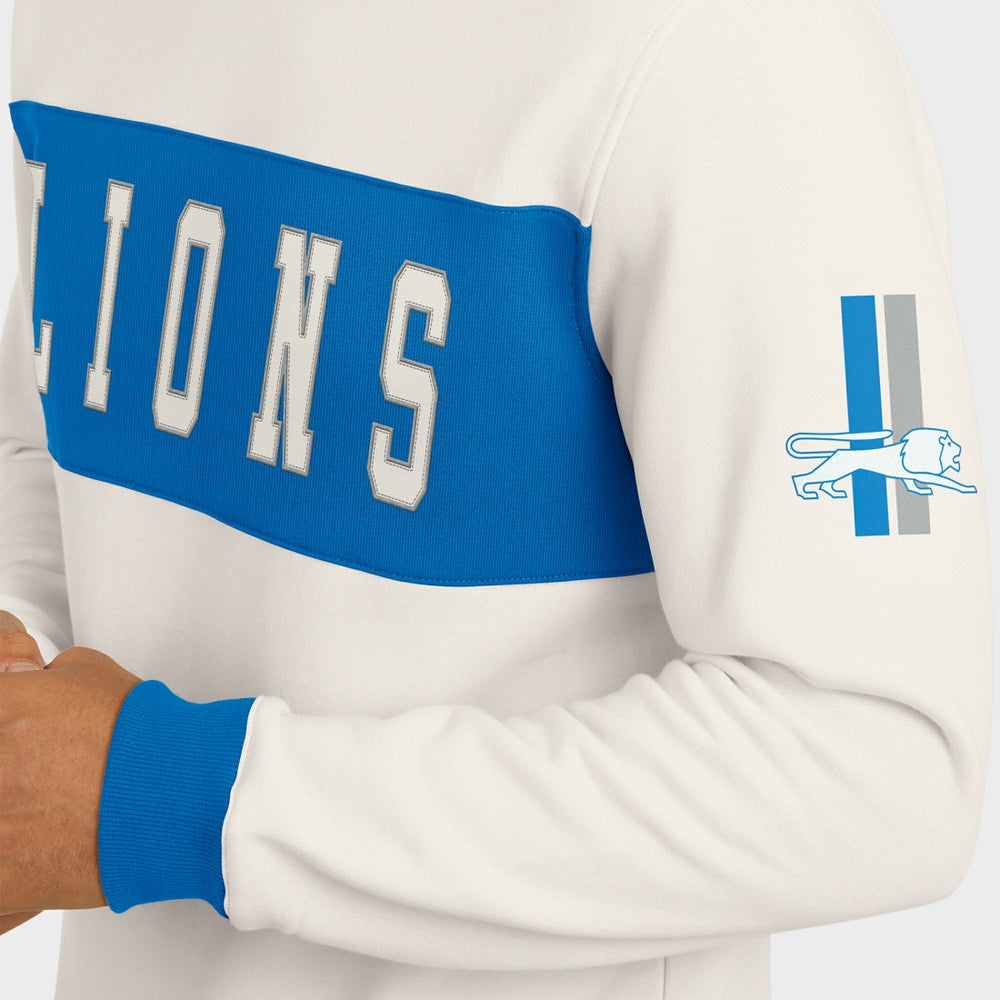 NFL Detroit Lions Darius Rucker Collection Colorblock Pullover Sweatshirt