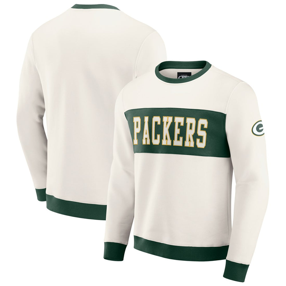 NFL Green Bay Packers Darius Rucker Collection Colorblock Pullover Sweatshirt