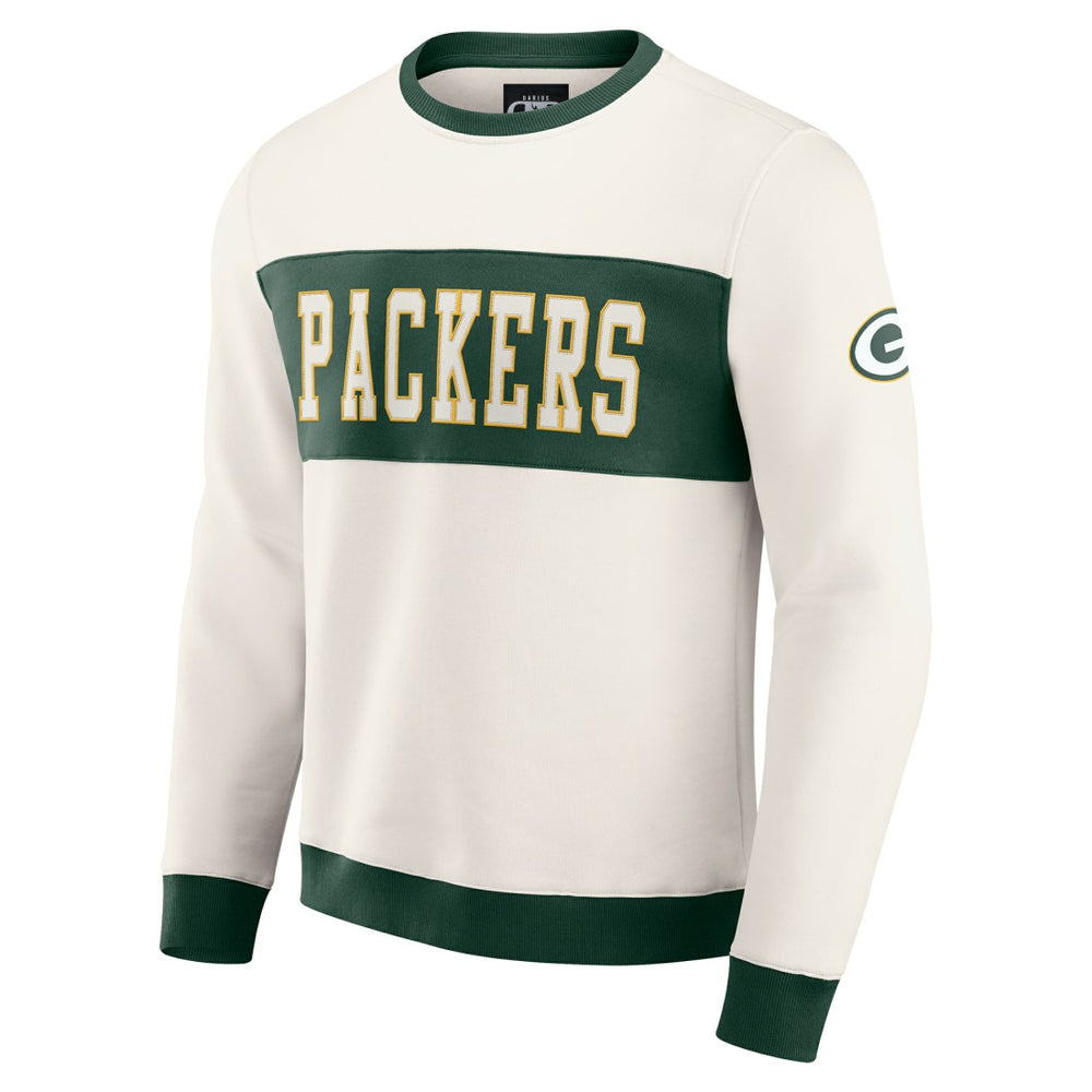 NFL Green Bay Packers Darius Rucker Collection Colorblock Pullover Sweatshirt