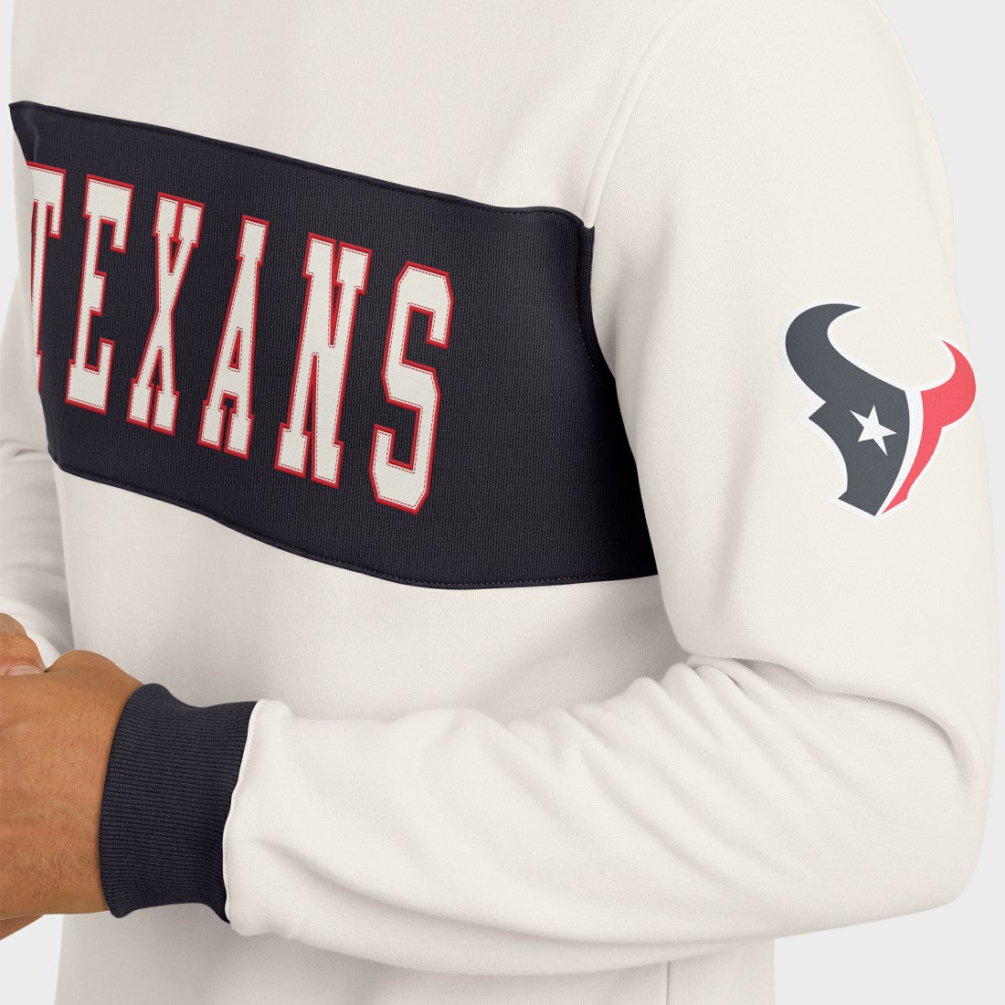 NFL Houston Texans Darius Rucker Collection Colorblock Pullover Sweatshirt