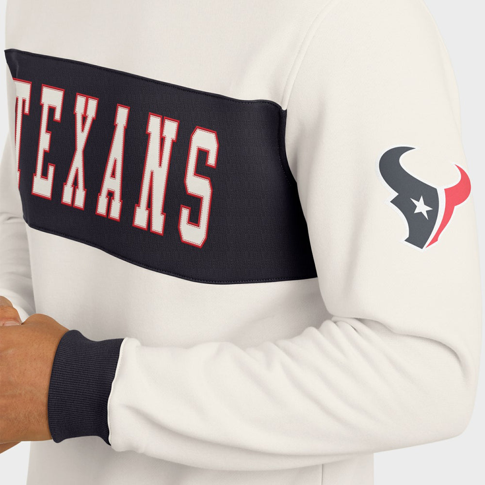 NFL Houston Texans Darius Rucker Collection Colorblock Pullover Sweatshirt