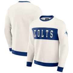 NFL Indianapolis Colts Darius Rucker Collection Colorblock Pullover Sweatshirt