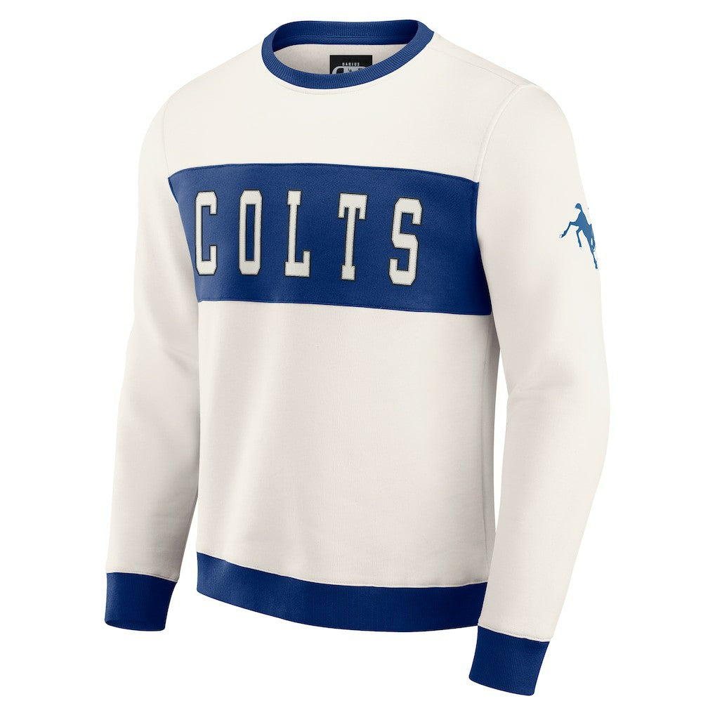 NFL Indianapolis Colts Darius Rucker Collection Colorblock Pullover Sweatshirt