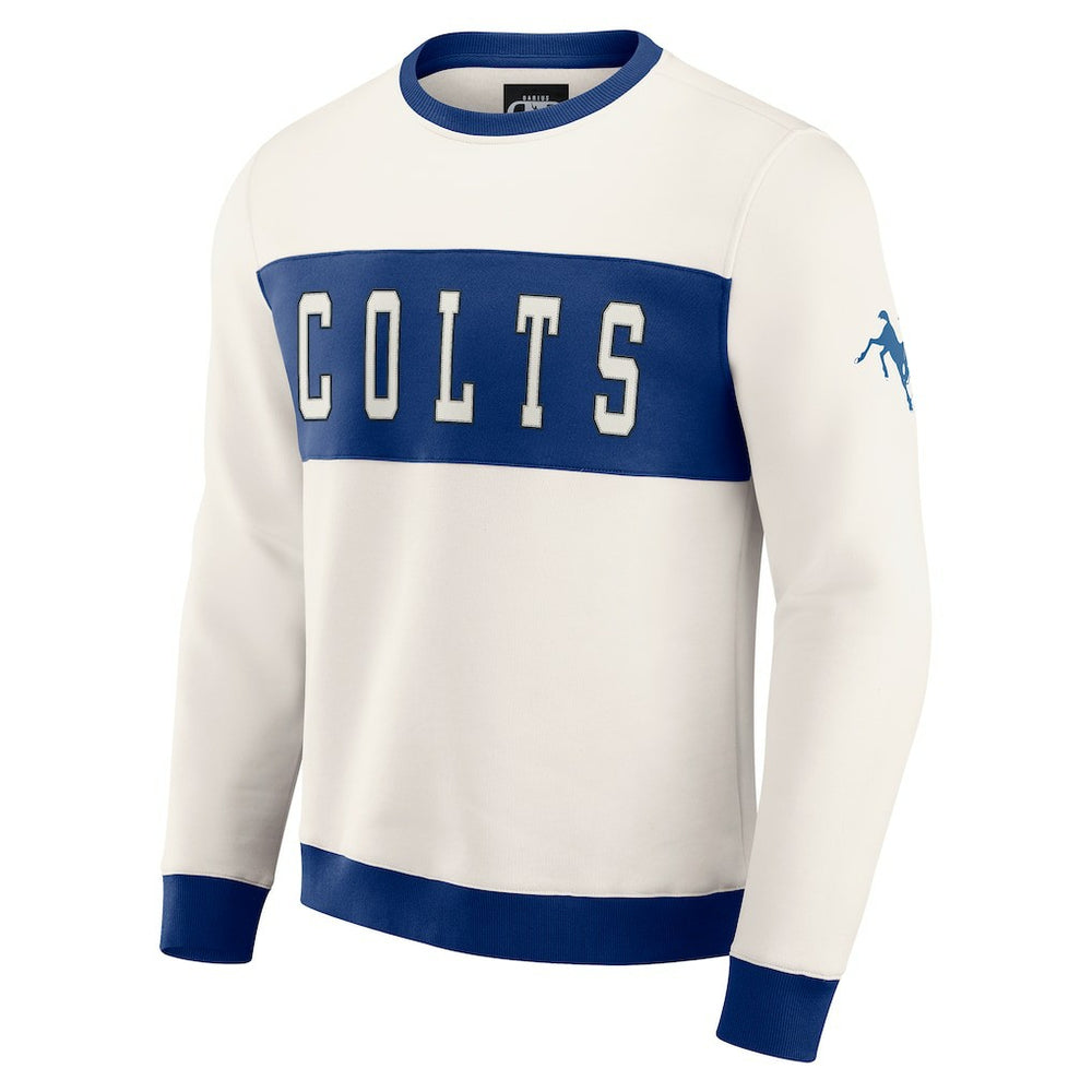 NFL Indianapolis Colts Darius Rucker Collection Colorblock Pullover Sweatshirt