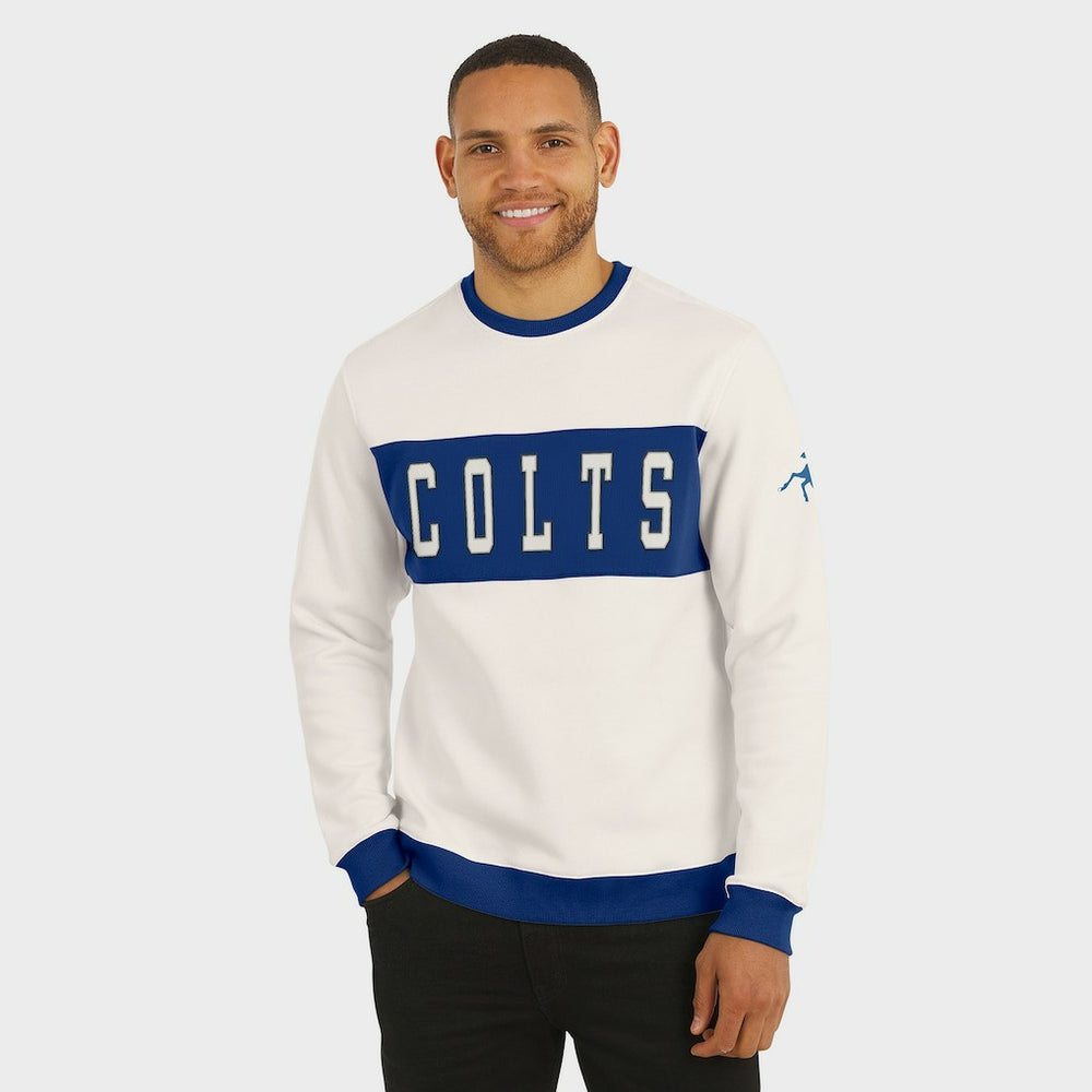 NFL Indianapolis Colts Darius Rucker Collection Colorblock Pullover Sweatshirt