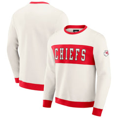 NFL Kansas City Chiefs Darius Rucker Collection Colorblock Pullover Sweatshirt