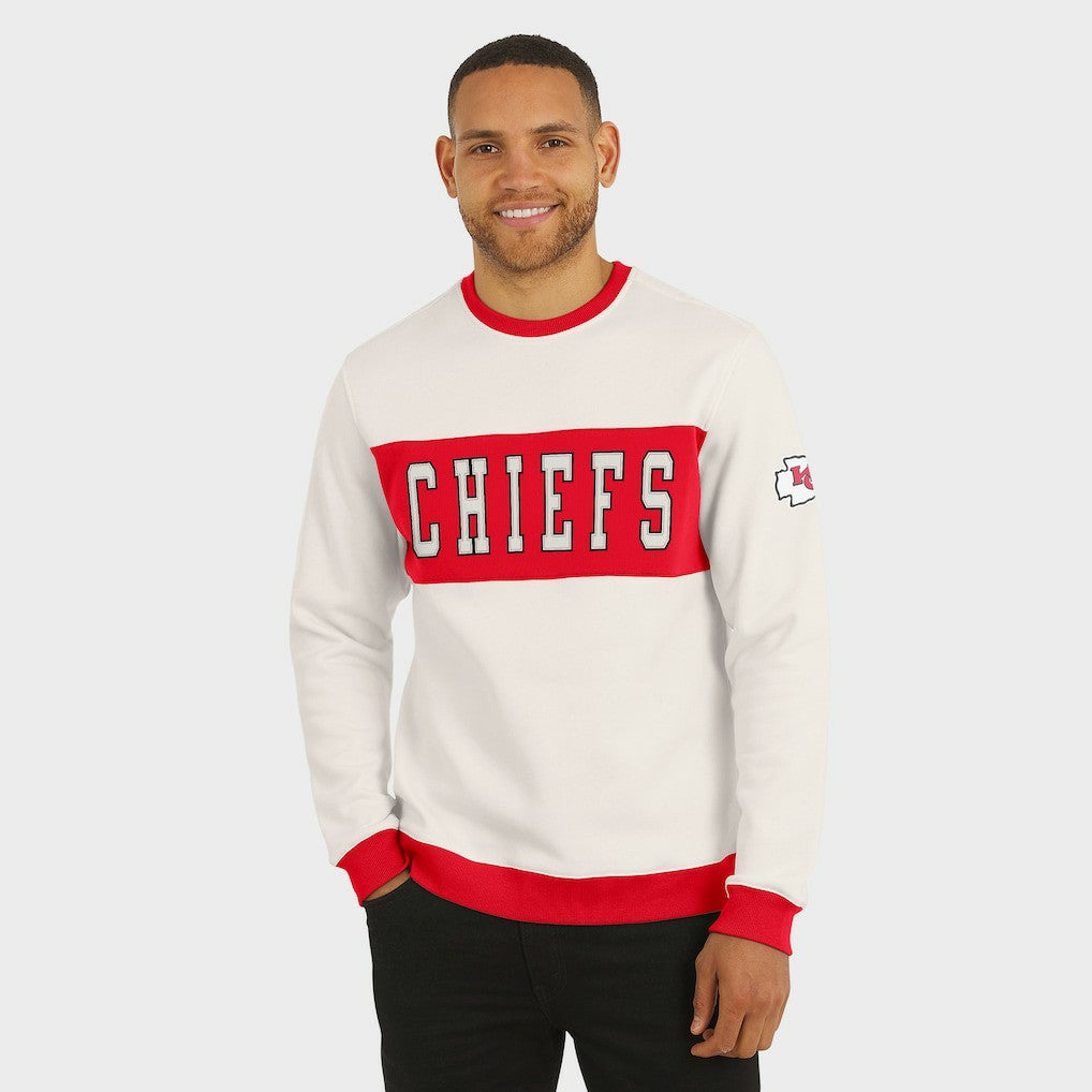 NFL Kansas City Chiefs Darius Rucker Collection Colorblock Pullover Sweatshirt