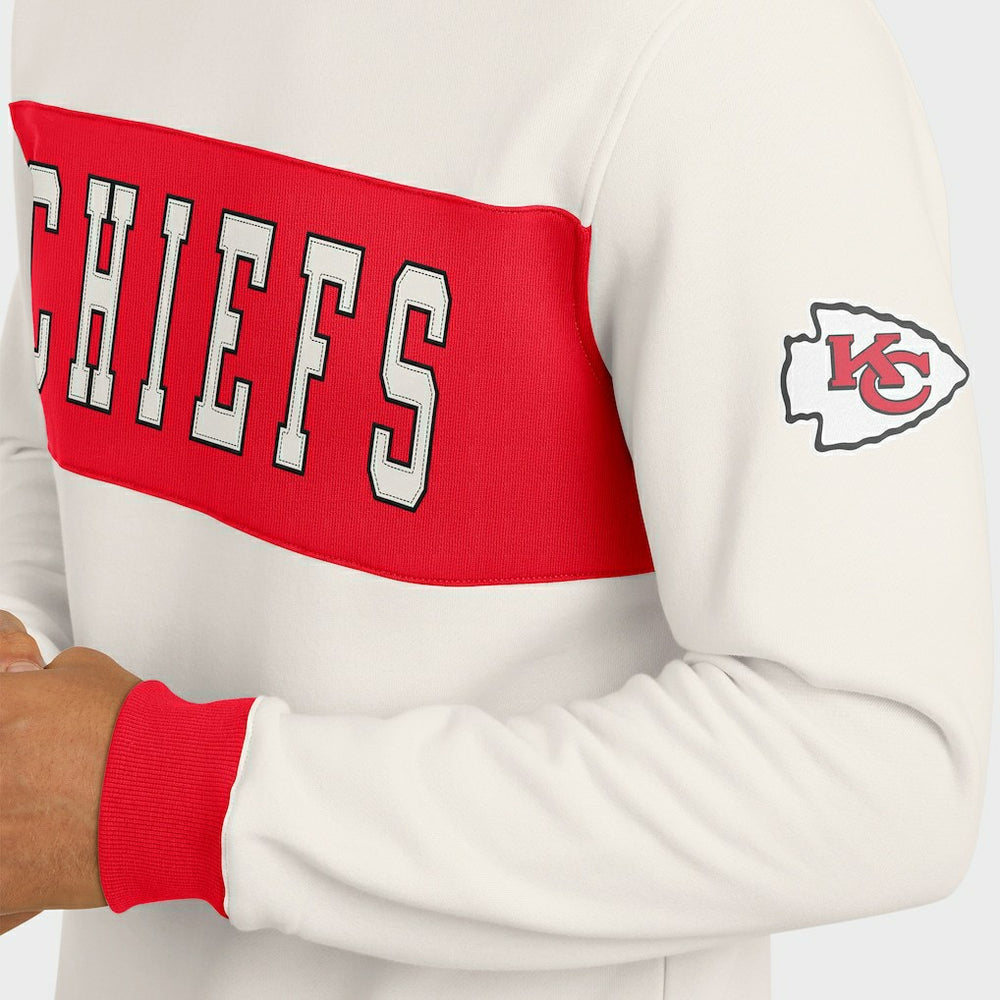 NFL Kansas City Chiefs Darius Rucker Collection Colorblock Pullover Sweatshirt