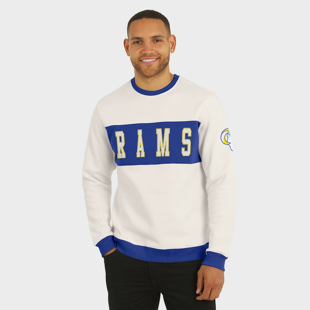 NFL Los Angeles Rams Darius Rucker Collection Colorblock Pullover Sweatshirt