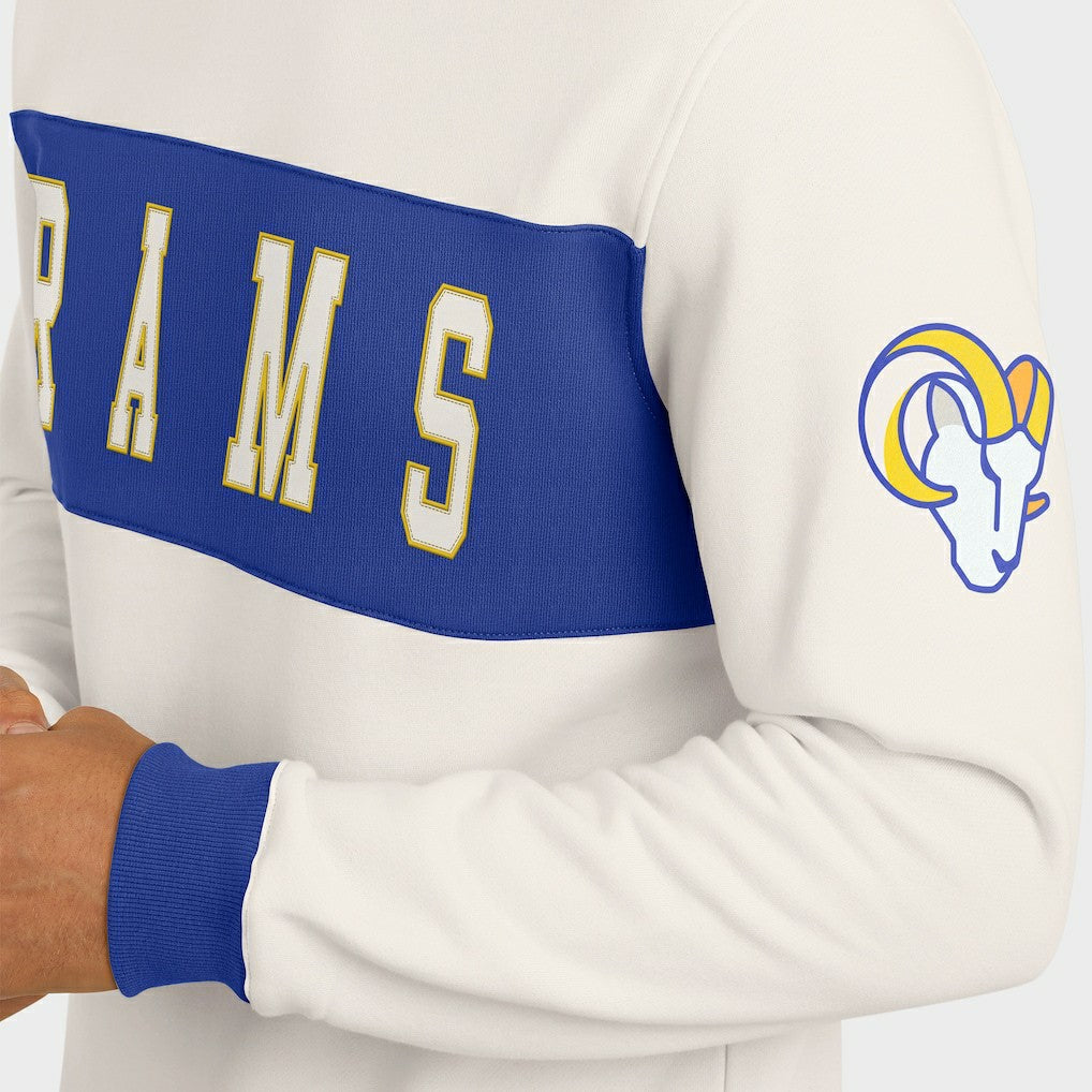 NFL Los Angeles Rams Darius Rucker Collection Colorblock Pullover Sweatshirt