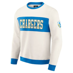 NFL Los Angeles Chargers Darius Rucker Collection Colorblock Pullover Sweatshirt