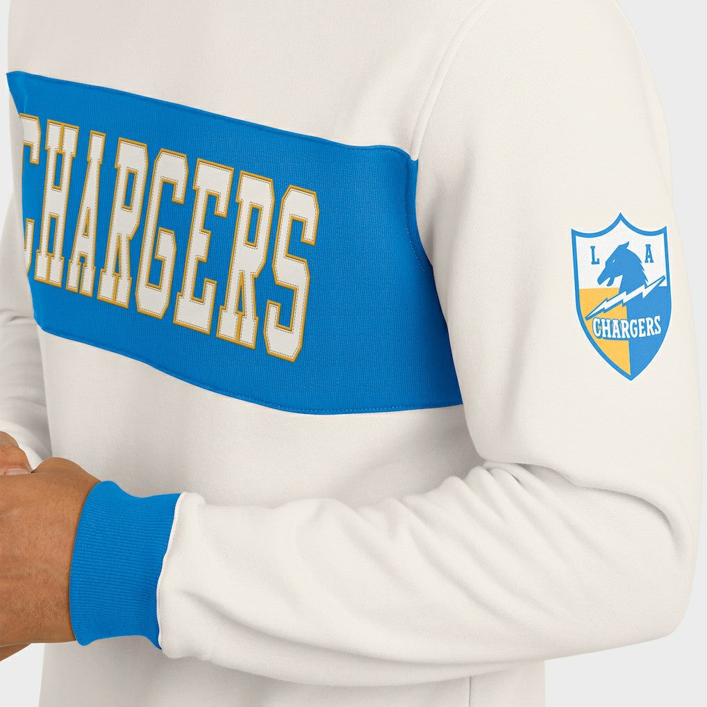NFL Los Angeles Chargers Darius Rucker Collection Colorblock Pullover Sweatshirt