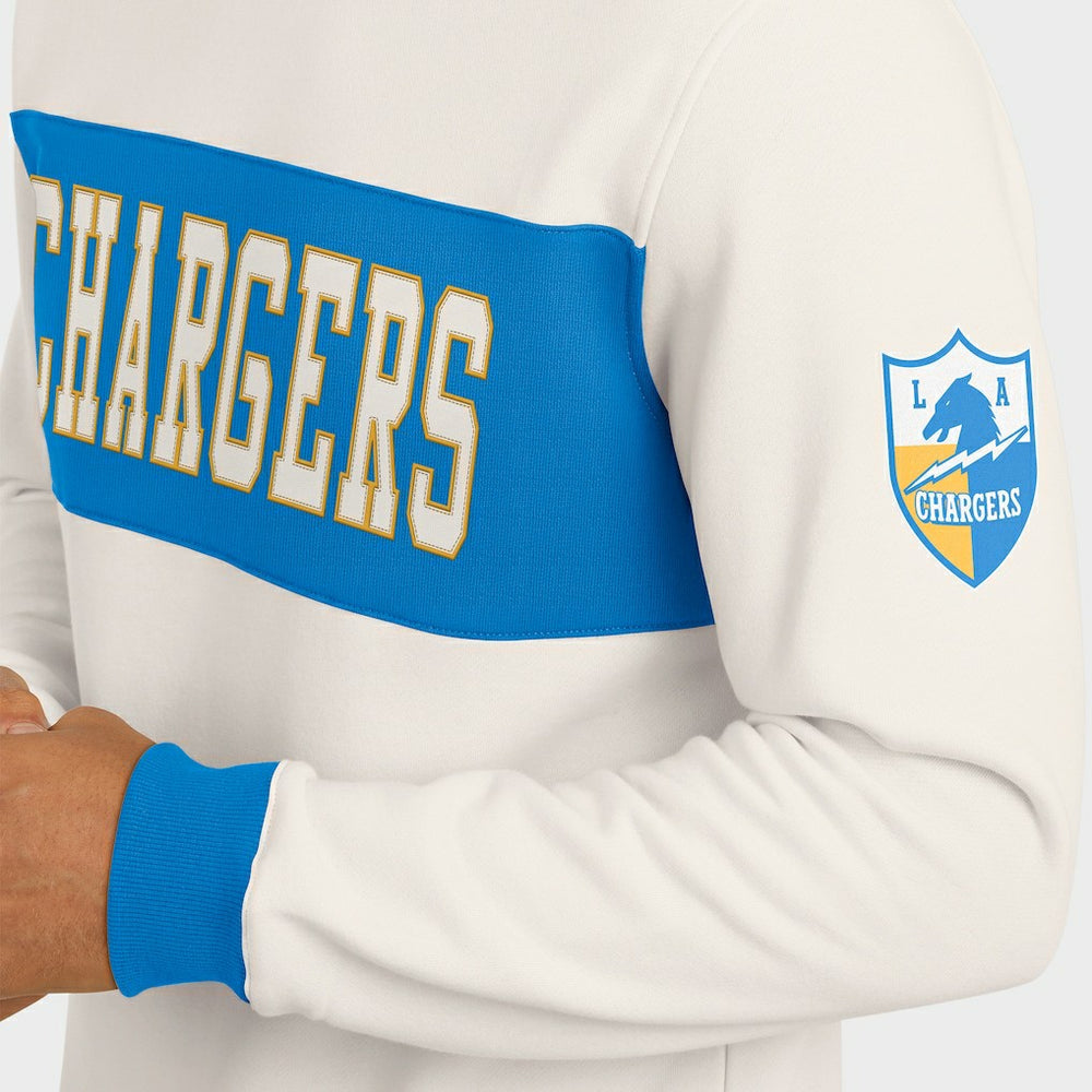 NFL Los Angeles Chargers Darius Rucker Collection Colorblock Pullover Sweatshirt