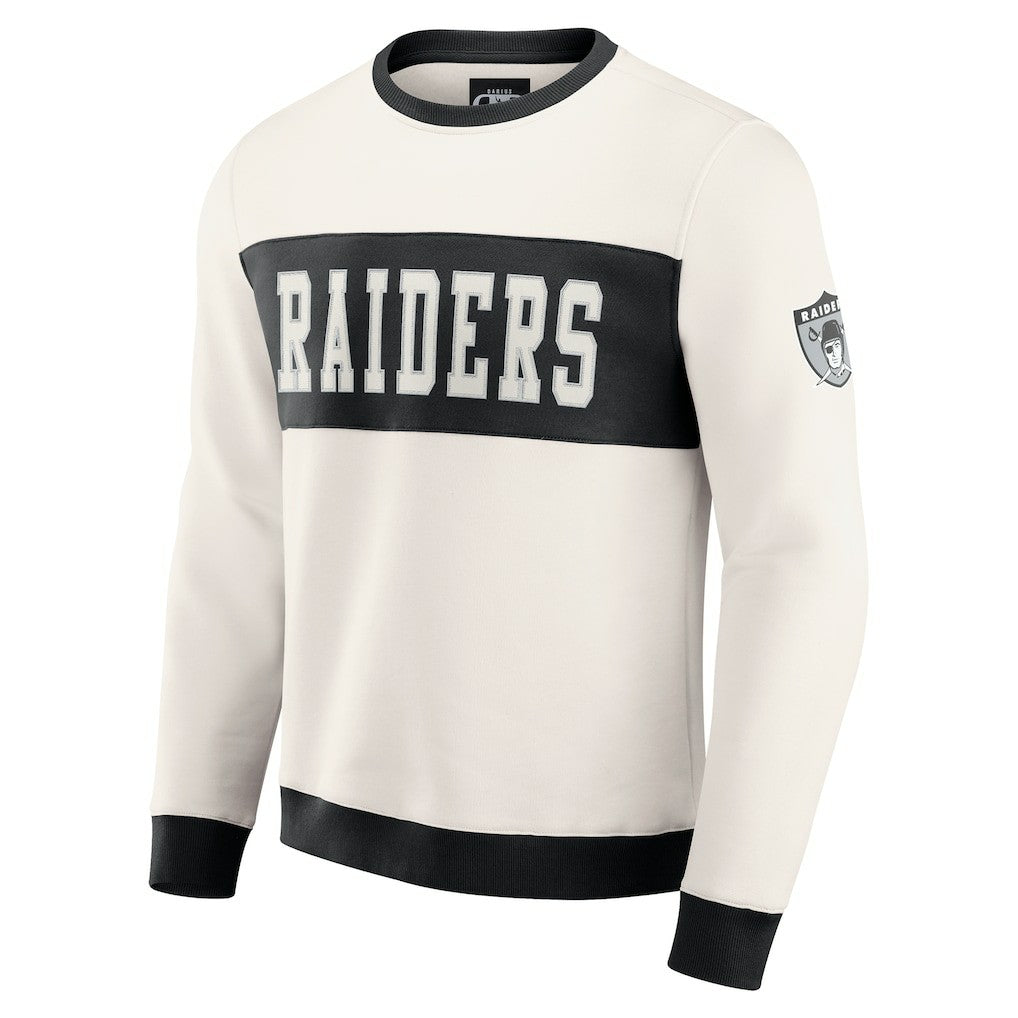 NFL Las Vegas Raiders Darius Rucker Collection Colorblock Pullover Sweatshirt