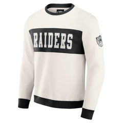 NFL Las Vegas Raiders Darius Rucker Collection Colorblock Pullover Sweatshirt