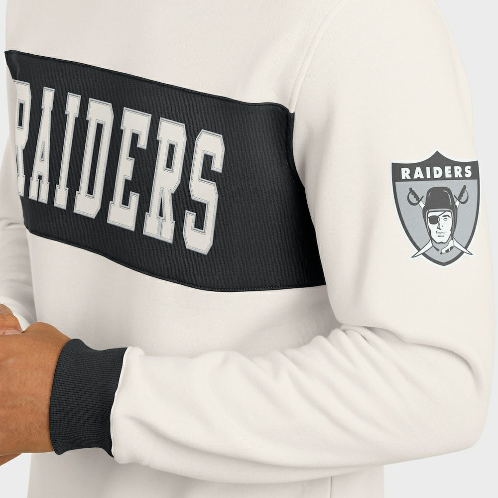 NFL Las Vegas Raiders Darius Rucker Collection Colorblock Pullover Sweatshirt